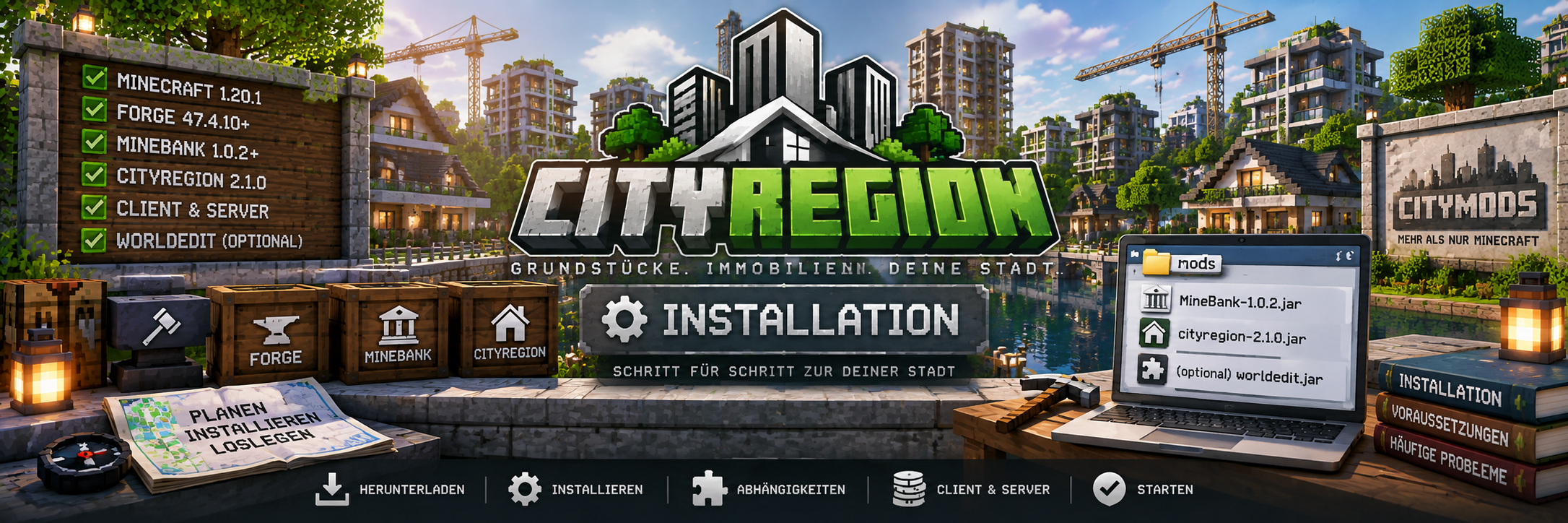 CityRegion – Installation