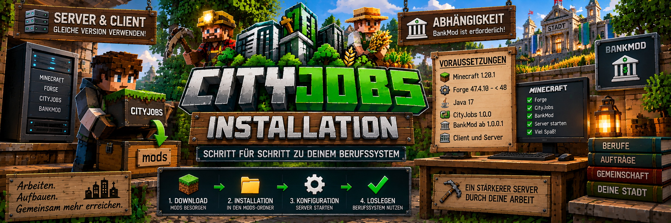 CityJobs – Installation