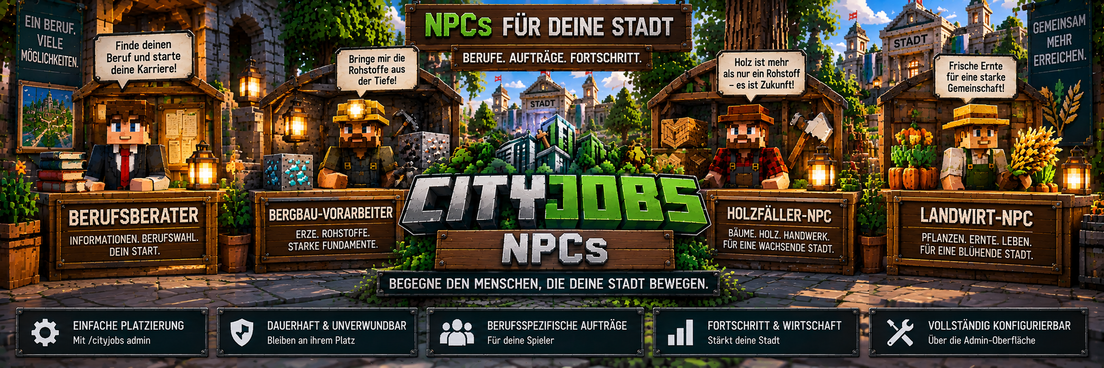 CityJobs – NPCs & Berufsberater