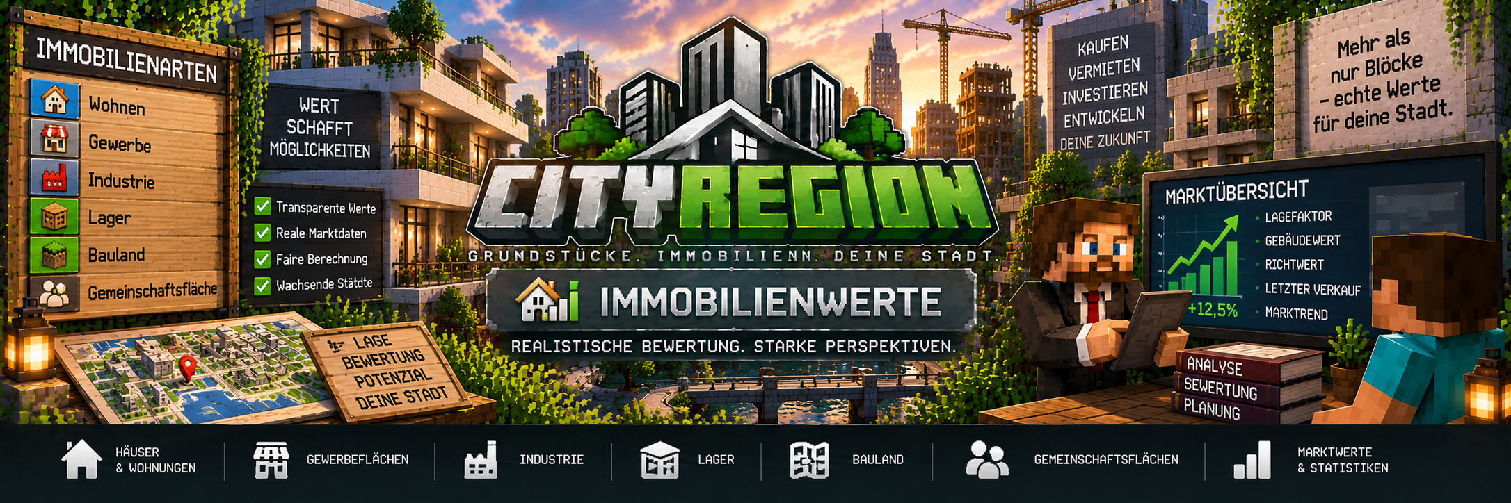 CityRegion – Immobilienarten & Immobilienwerte