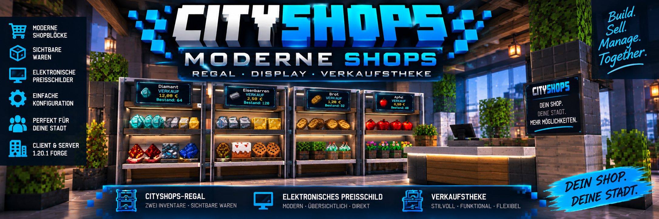 CityShops – Moderne Shops