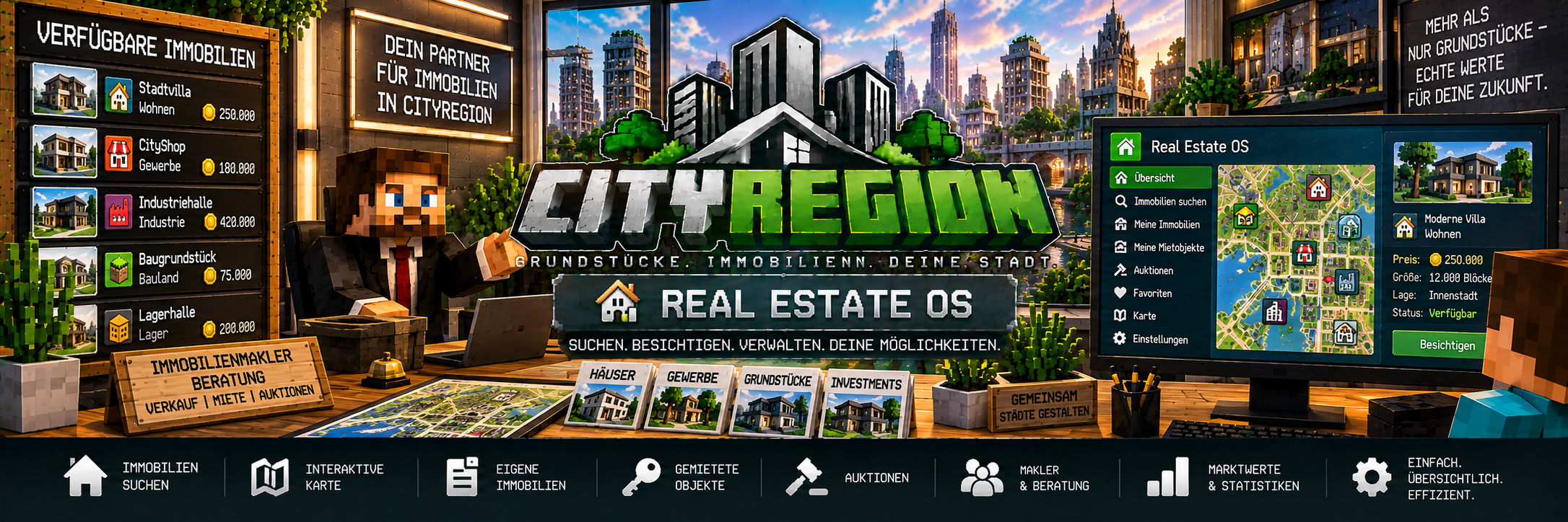 CityRegion – Makler & Real Estate OS